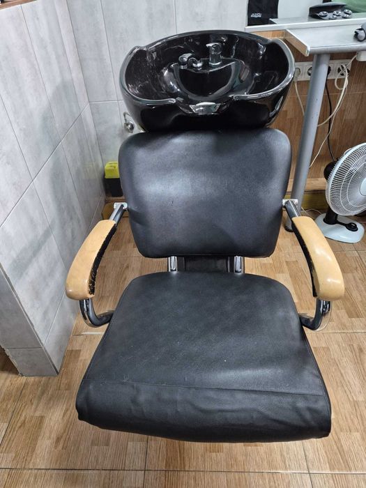Rampa de lavagem para salão de beleza