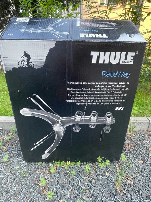 Bagażnik na trzy rowery na klapę THULE - RaceWay 992