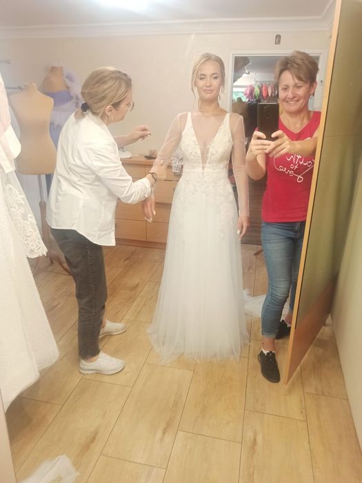 Suknia ślubna 3w1  rozmiar 34