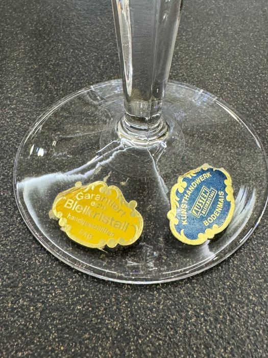 Хрустальные бокалы для вина Anna Hutte GDR Германия