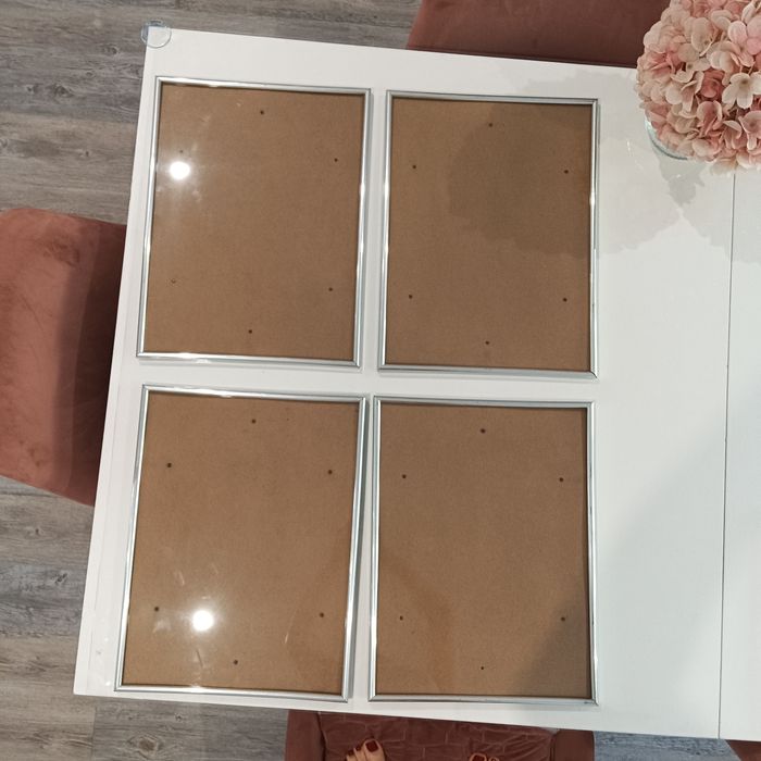 4 molduras 41x31cm alumínio