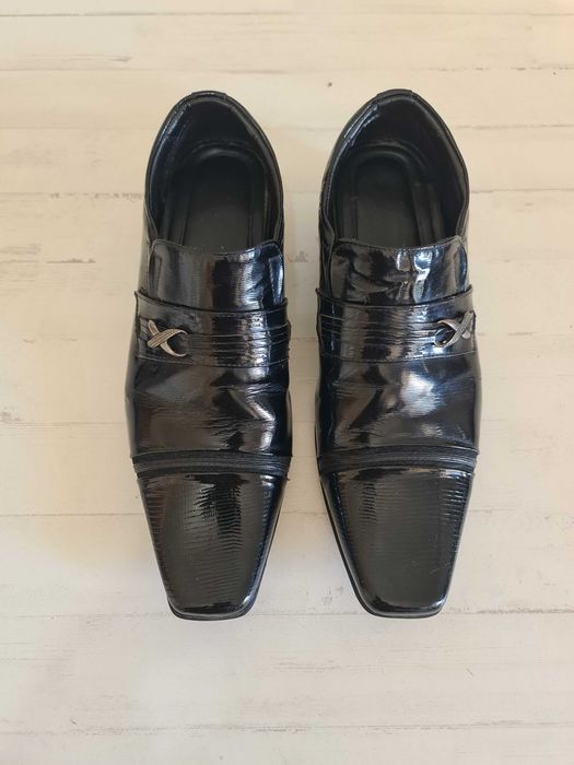 Sapatos Clássicos Formais Italianos Pretos Black Classic Italian Shoes