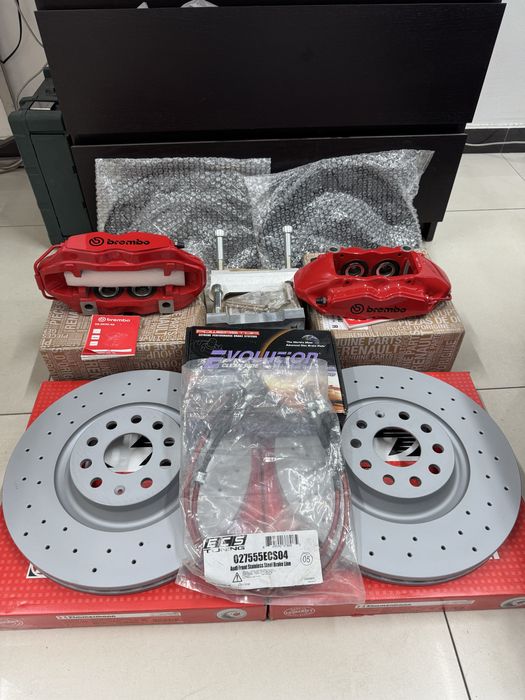 Кіт 4х поршневих гальм BREMBO 340мм для VAG MQB Golf,A3,Tiguan,Arteon