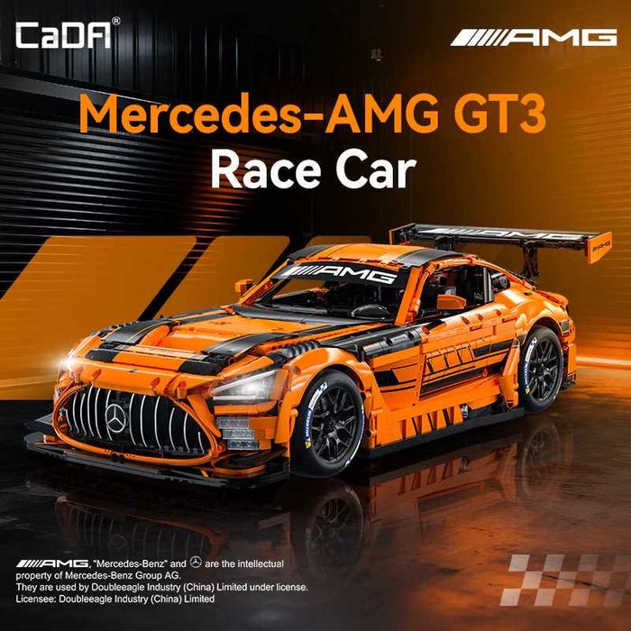 ‼️Передзамовлення‼️Конструктор Cada Mercedes-AMG GT3, 5466 деталей