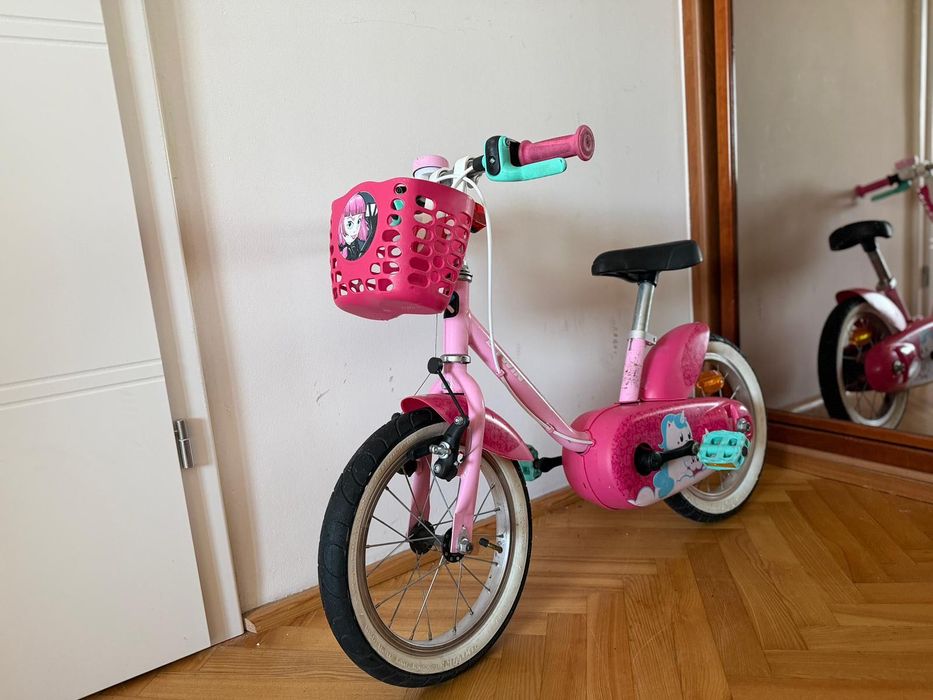 Rower dziecięcy Btwin unicorn 500, koła 14 cali
