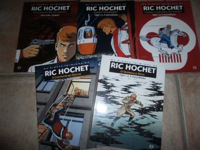 7 álbuns bd- ric hochet, winch