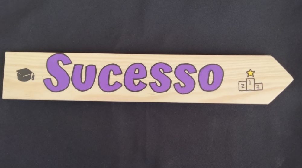 Seta placa letreiro decoração bricolage festas presente eventos jardim
