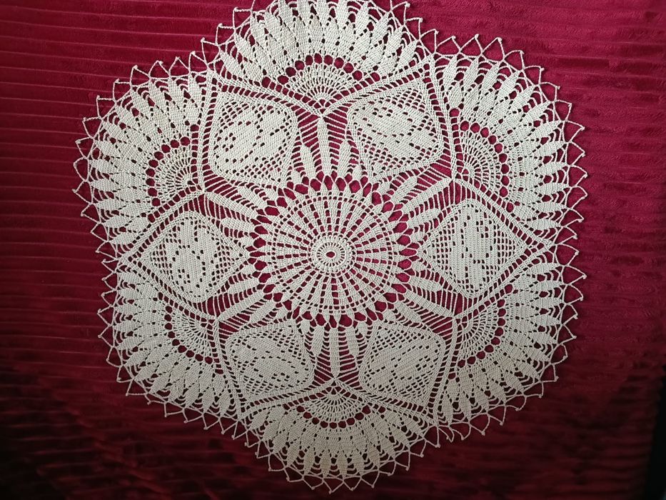 Serweta szydełkowa średnica 70 cm