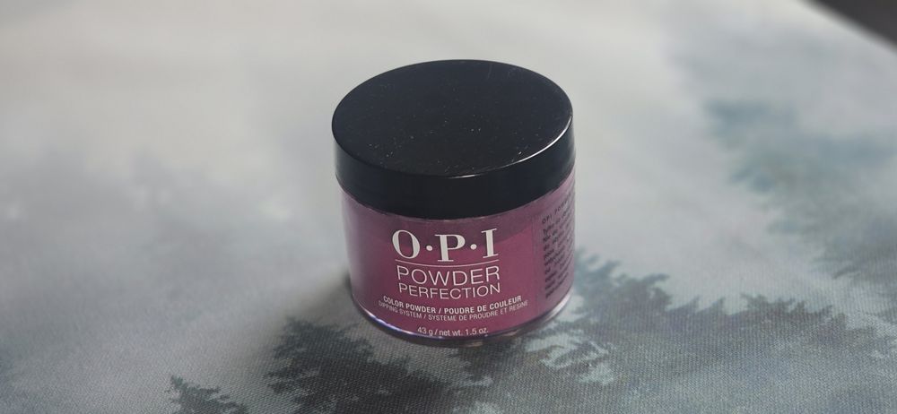 OPI Powder Perfection puder tytanowy NOWY bordo unikatowy kolor