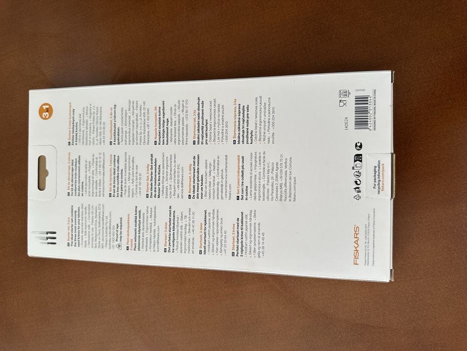 Zestaw noży Fiskars nowe