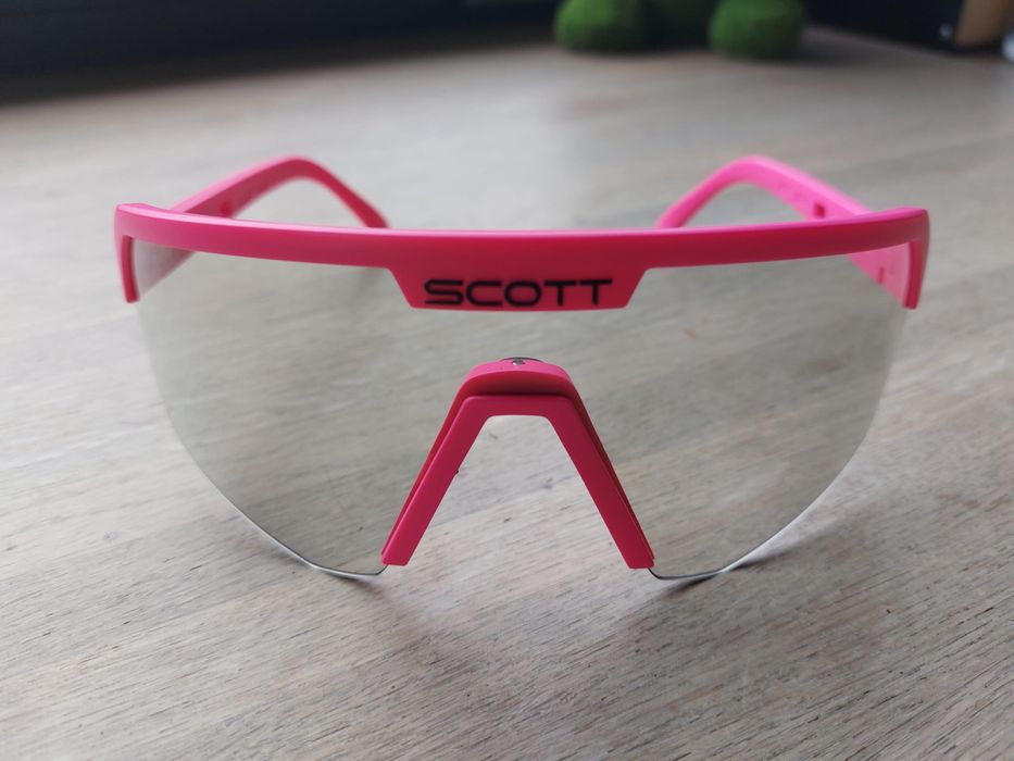 Scott Sport Shield LS Fotochromowe okulary przeciwsłoneczne Pink