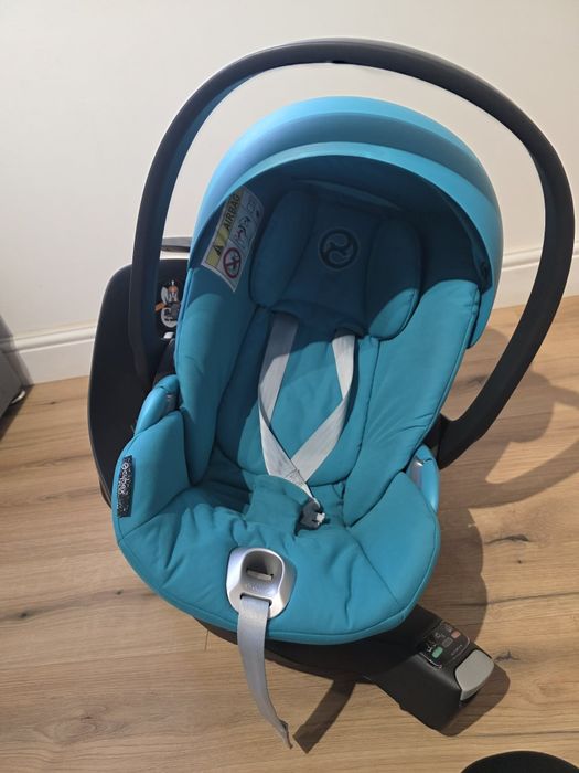 Cybex Priam Mountain Blue 3w1 Gondola Nosidełko Baza Spacerówka Torba