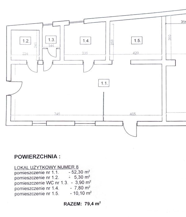 Wynajmę lokal 80 m²