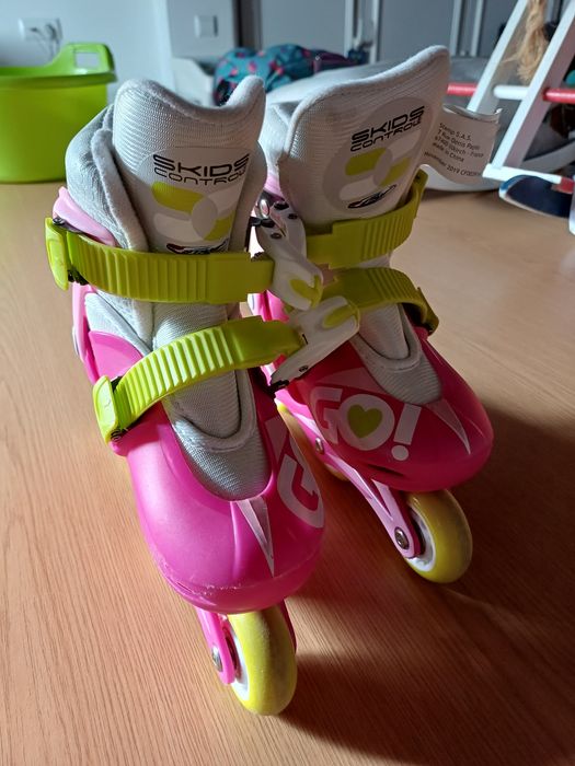 Patins em Linha ÚVEA em Linha Rosa Tam 27-30