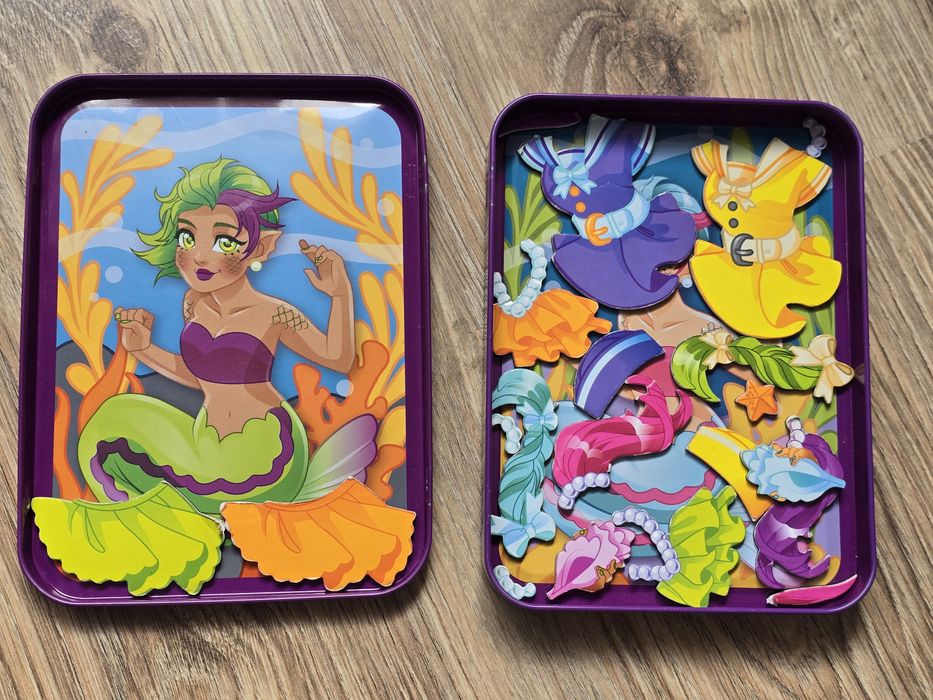 Gra jednorozec i puzzle magnetyczne