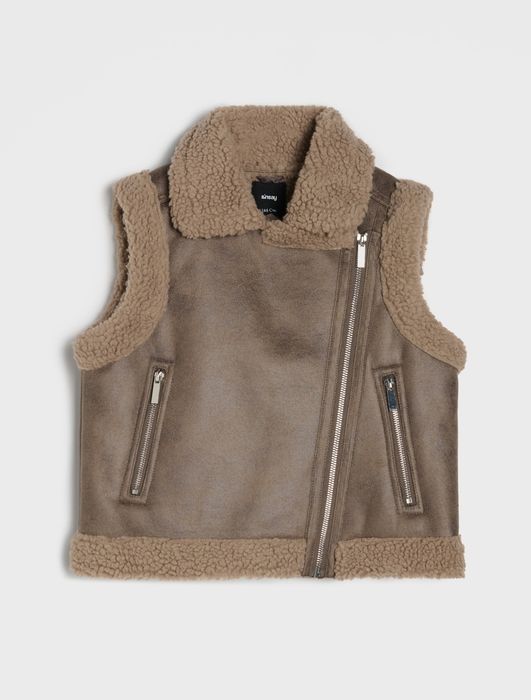 Жилет еко шкіра дитячий 158 см новий