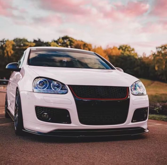 Губа на передний бампер Volkswagen Golf 5 GTI Jetta 5 накладка на бамп