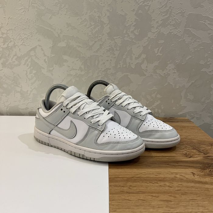 Nike Dunk Low White/Grey 38.5 розмір
