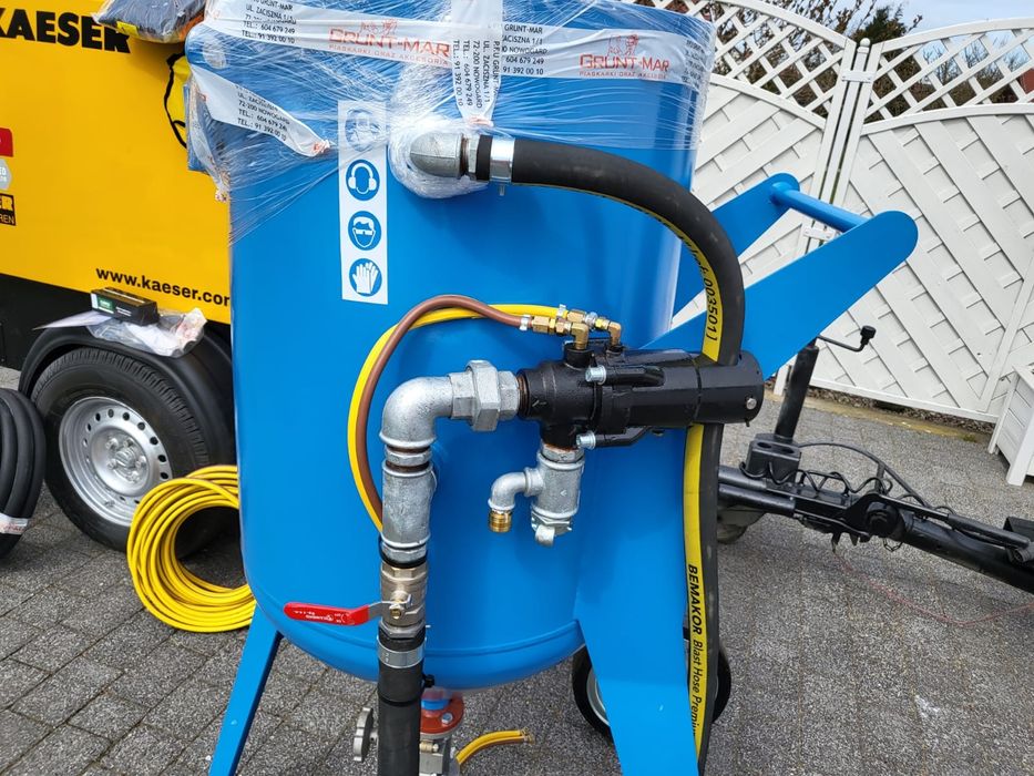 Piaskarka kompresor sprężarka komplet dostawa szkolenie w cenie