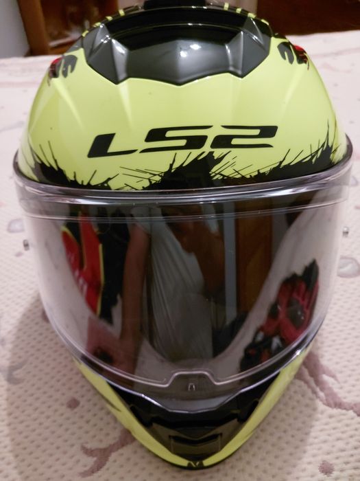 Capacete LS52  Strim  e luvas da Honda