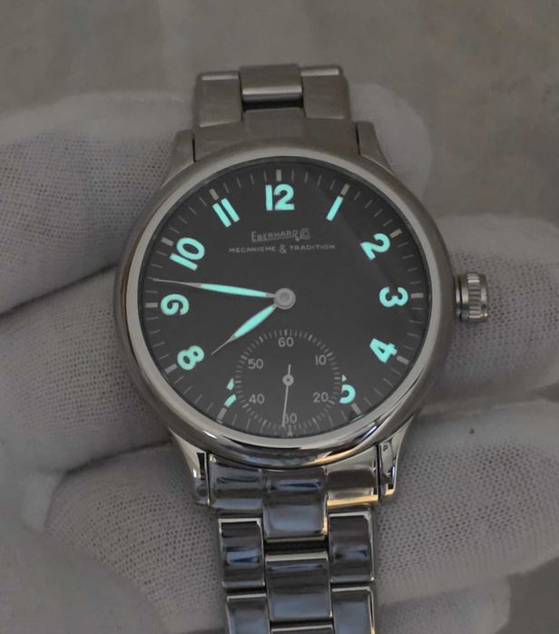 Чоловічий годинник Eberhard & Co 21016 Mechanical Swiss 43mm