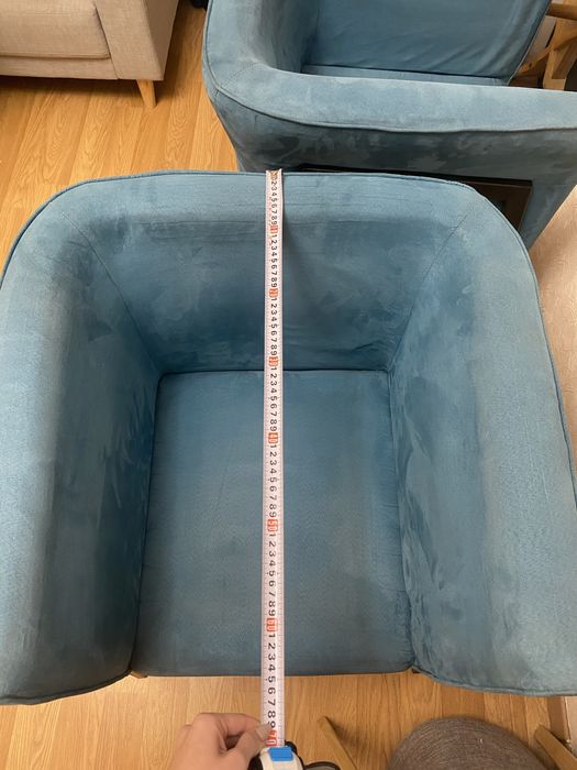 Крісла  в силі лофт бархатисті