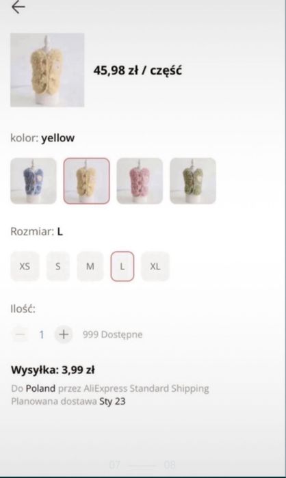Nowy sweter sweterek ubranko dla psa L