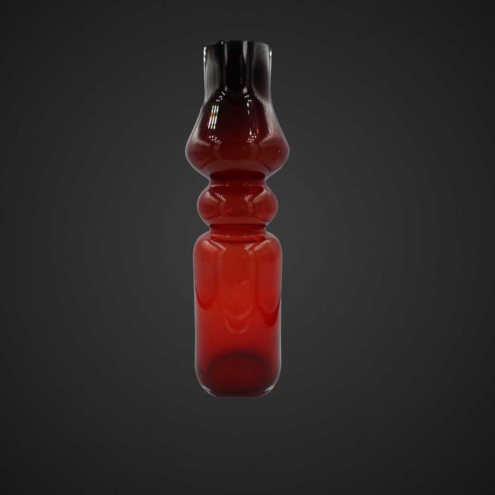 Wazon Huta Szkła Tarnowiec bordowy B41/060827