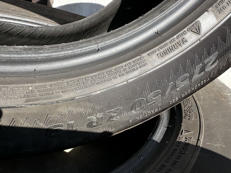Комплект резины MICHELIN разноширокая