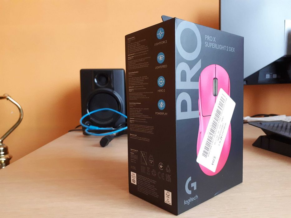 Myszka Logitech G Pro X Superlight 2 Dex Magenta NOWA