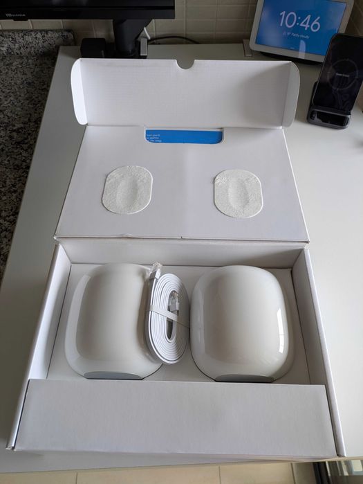 Google Nest Wifi Pro (Pack 2) – Wi-Fi 6E Mesh | Excelente estado