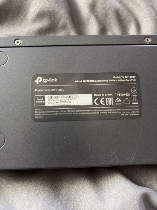 Switch tp-link TL-SF1008P