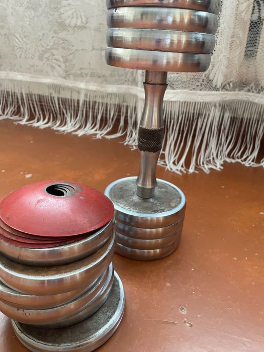 Гантеля та 6 «блинів»