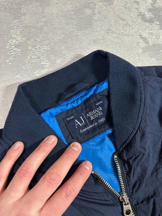 Куртка - Бомбер Armani Jeans Navy bomber Jacket