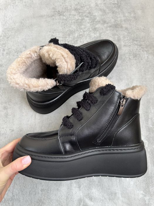 Зимові хайтопи натуральна шкіра
