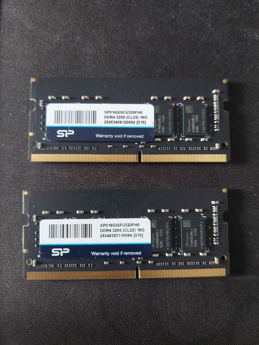 Memória RAM 32Gb (2x16Gb) 3200 SODDIM
