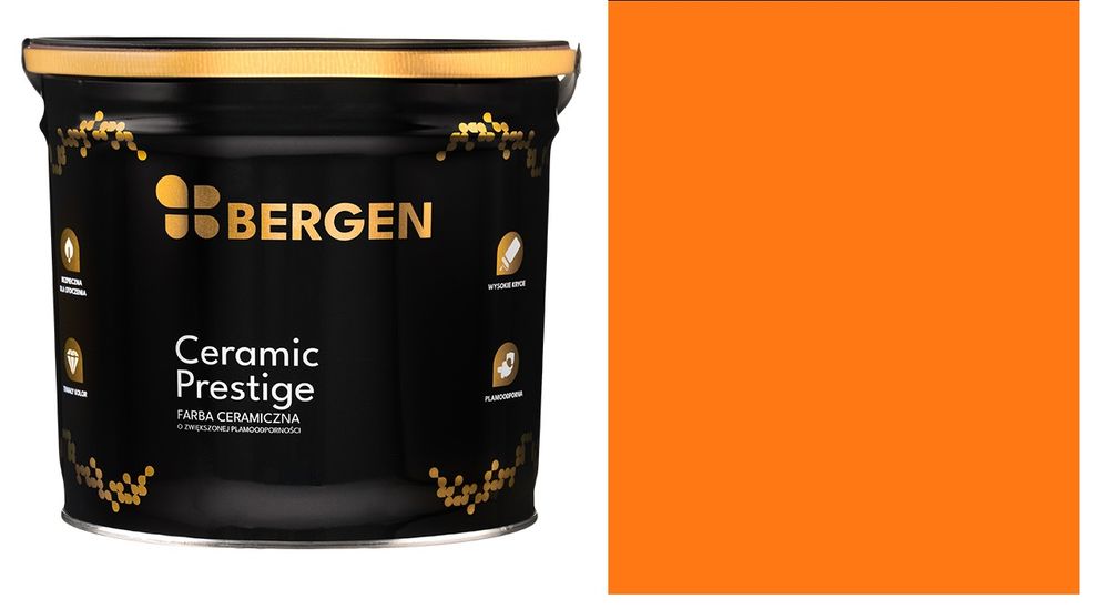 Bergen Farba do ścian Ceramiczna Zapach Pomarańczy 5l