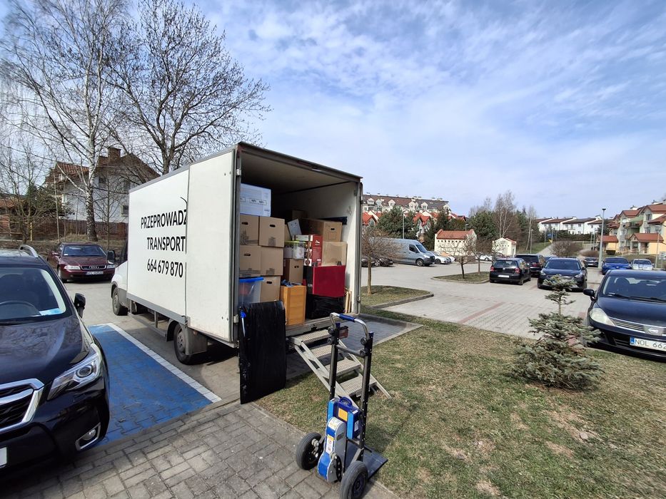 Przeprowadzki Transport TANIO 7 dni w tyg.