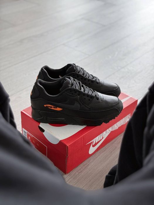 Кросівки осінні Nike Air Max 90 Gore-Tex Black premium | Кроссовки Найк чоловічі