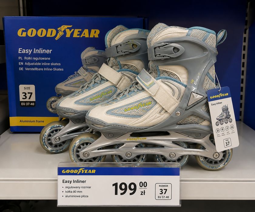 Łyżworolki rolki Goodyear rozmiar 37