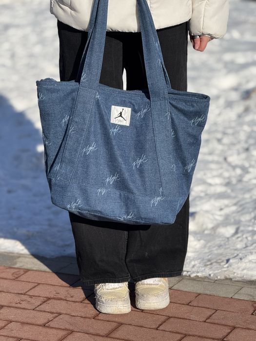 Сумка Jordan Flight Denim Tote Bag [HF7297-416] оригінал