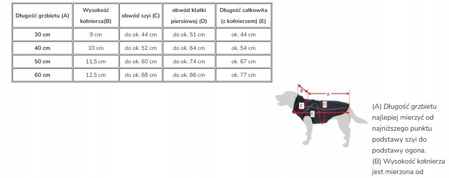 TIAKI płaszcz dla psa z szelkami Arkon, czarny 60