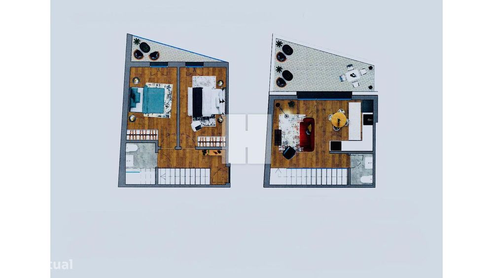 T2 Duplex com Terraço
