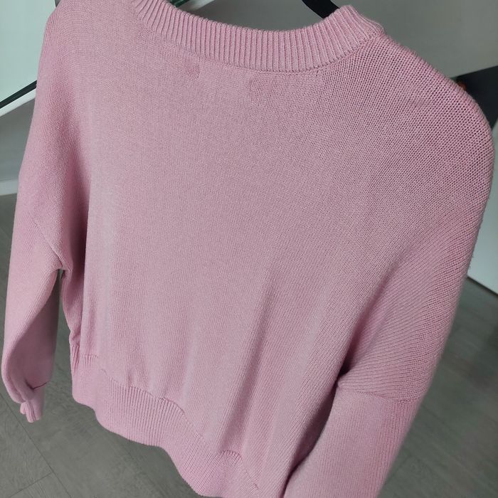 Sweter różowy RESERVED krótki L 40 stan bardzo dobry