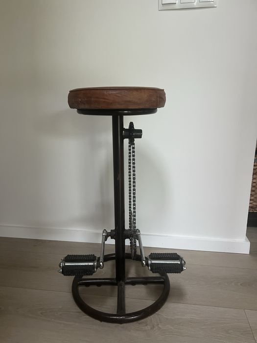 Hoker loftowy Cycle – skóra naturalna, industrialny