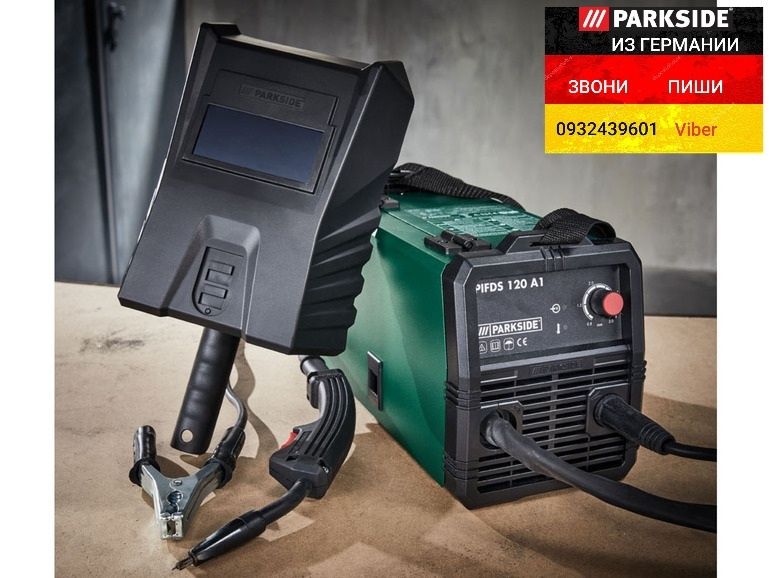 Сварочный полуавтомат инвертор из ГЕРМАНИИ Сварка Parkside PIFDS 120 A інверторний зварювальний напівавтомат