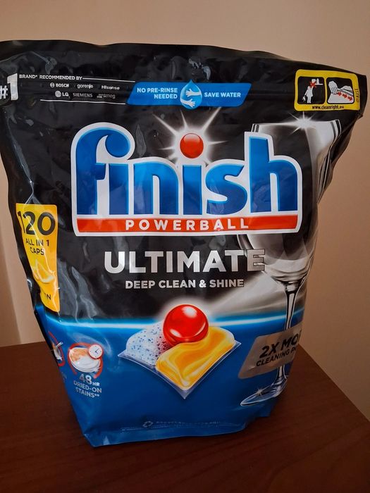Kapsulki do zmywarki 120 sztuk Finish ultimate nowe