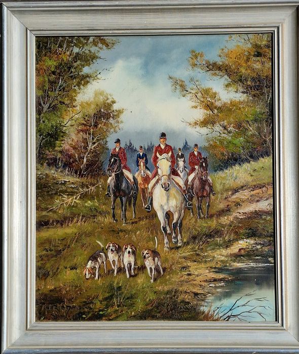 Quadro Caçada Hans Riedman