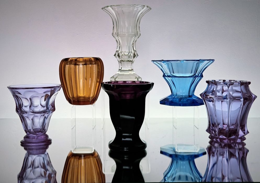 Wazon szkło Art Déco MOSER