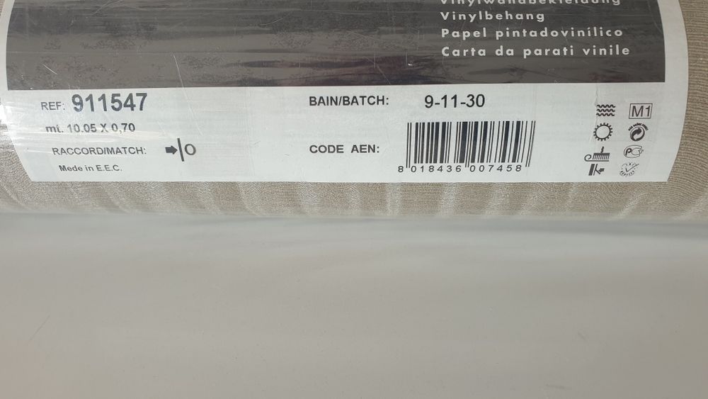 Rolo de Papel vinyl parede